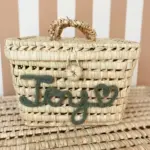 🧳✨ Chest, Large Personalized Vanity - Sage Green
