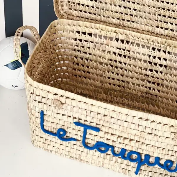 🧰🔵 Personalized Chest - Royal Blue, Moroccan Chest 🌴🌟