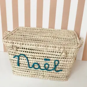 Personalized Chest - Blue, Moroccan Chest