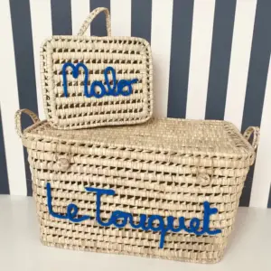 🧰🔵 Personalized Chest - Royal Blue, Moroccan Chest 🌴🌟