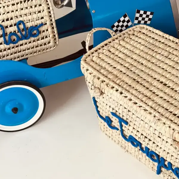 🧰🔵 Personalized Chest - Royal Blue, Moroccan Chest 🌴🌟