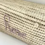 Custom Moroccan Chest – Handwoven Palm Leaf Storage Trunk with Personalized Name