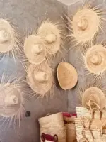Decorative Palm Leaf Hats