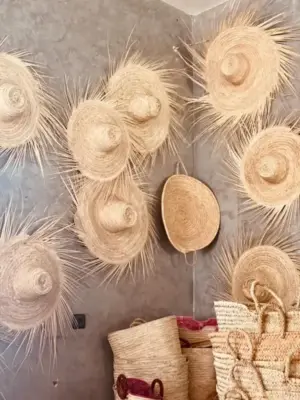 Decorative Palm Leaf Hats