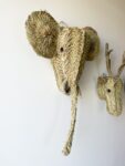 Trophée Animalier Décoratif en Fibres Naturelles | Chambre d’Enfant