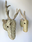 Trophée Animalier Décoratif en Fibres Naturelles | Chambre d’Enfant