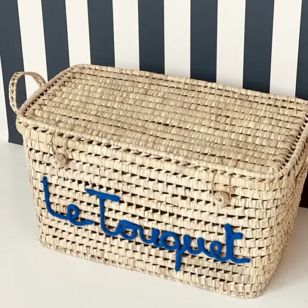🧰🔵 Personalized Chest - Royal Blue, Moroccan Chest 🌴🌟