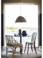 MARRAKECH pendant light in natural fiber