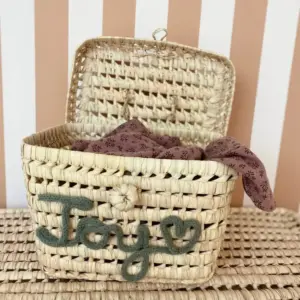 🧳✨ Chest, Large Personalized Vanity - Sage Green
