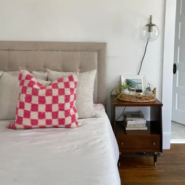 🌸 Fabulous Moroccan Plaid Beni Ourain Pillow - Wool