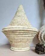 Artisanal Moroccan Basket: Handcrafted Elegance 🌸