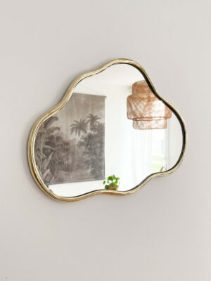 Asymmetrical Shape Mirror - Unique Handmade Decor with Multiple Sizes for Hallways, Bedrooms & More