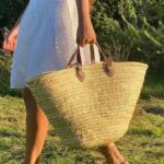 Handmade Moroccan Straw Tote Bag – Chic Summer Basket