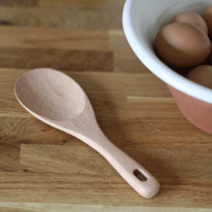 Handcrafted Beech Wood Rice Spoon – Eco-Friendly Cooking