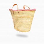 Handwoven Moroccan Palm Picnic Basket – Large Eco-Friendly