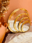 Round Brass Mirror – Wall-Mounted Decorative Mirror in 3 Sizes (S, M, L)