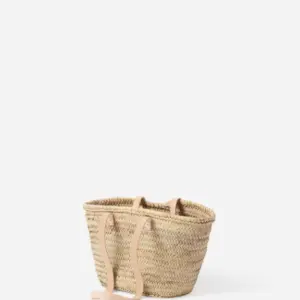 Natural Handwoven Palm Leaf Basket – Sustainable Market