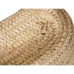 Isabel Small French Market Basket – Handwoven Palm Leaf Tote