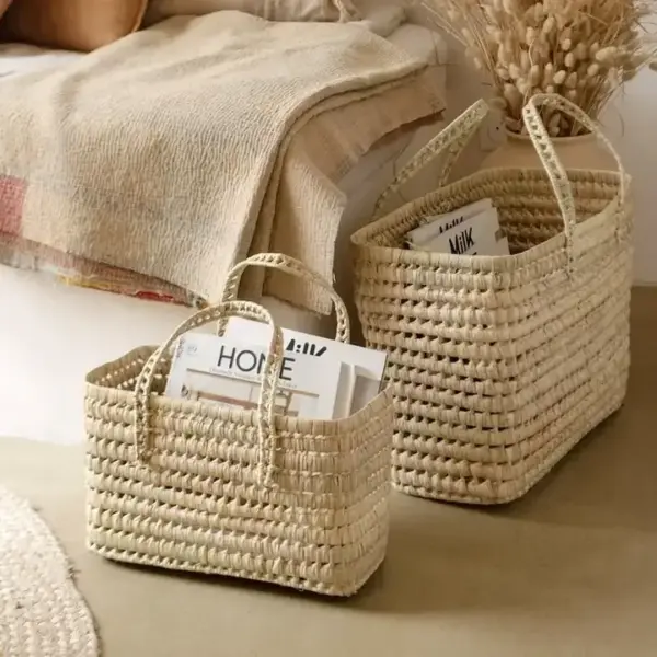 🌿 Palm Leaf Magazine Rack 📚