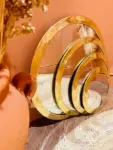 Round Brass Mirror – Wall-Mounted Decorative Mirror in 3 Sizes (S, M, L)