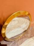 Round Brass Mirror – Wall-Mounted Decorative Mirror in 3 Sizes (S, M, L)
