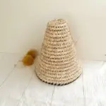 Nomad Palm Leaf Pendant Light – Handwoven Suspension