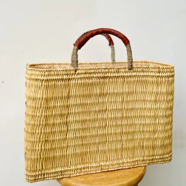 Handwoven Reed Basket – 3 Sizes
