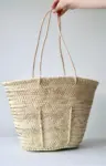 Provence Market Bag – Natural Straw Tote with Short Sisal