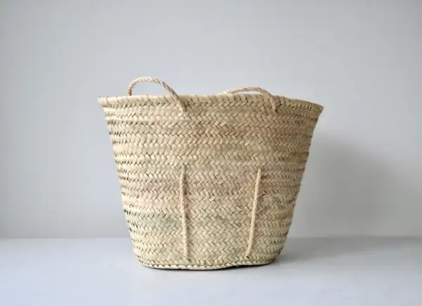 Provence Market Bag – Natural Straw Tote with Short Sisal