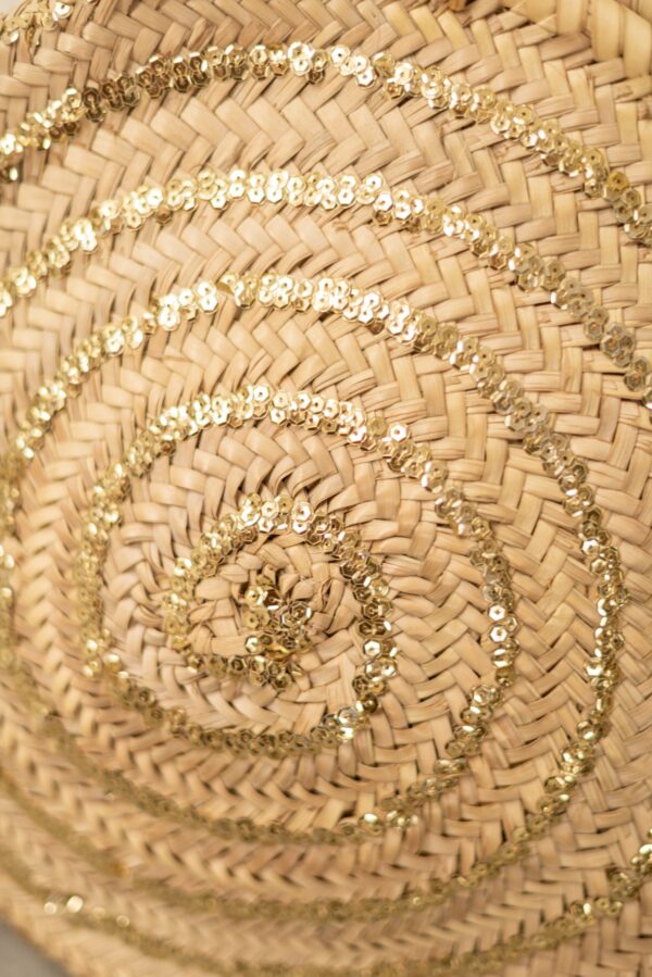 Capri Bag – Handmade Woven Palm Leaf Basket, 40x40 cm