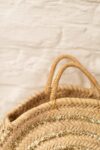Capri Bag – Handmade Woven Palm Leaf Basket, 40x40 cm