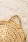 Capri Bag – Handmade Woven Palm Leaf Basket, 40x40 cm