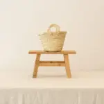High Handwoven Raffia Baskets – 4 Sizes – Versatile Natural