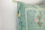 Moroccan Cactus Silk Pillow Cover – Handmade Berber Sabra Cushion | Bohemian Decor (50×50 cm / 60×40 cm)