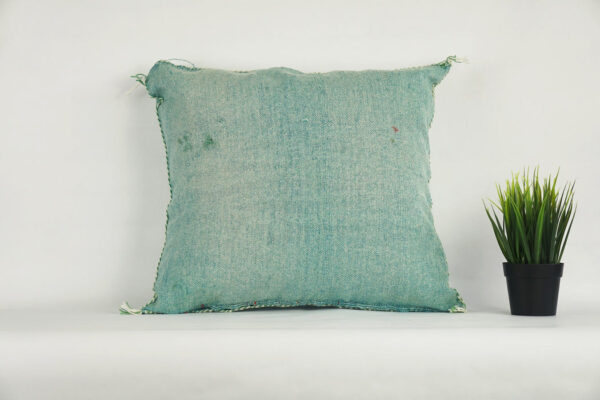 Moroccan Cactus Silk Pillow Cover – Handmade Berber Sabra Cushion | Bohemian Decor (50×50 cm / 60×40 cm)