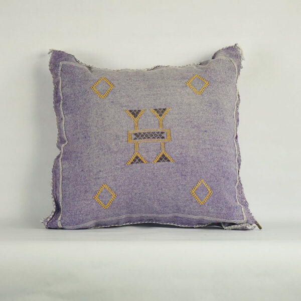 ✨ Stunning Moroccan Cactus Silk Pillow Cover – Handwoven Bohemian Sabra 19×19”