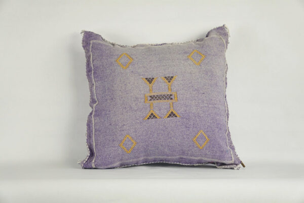 ✨ Stunning Moroccan Cactus Silk Pillow Cover – Handwoven Bohemian Sabra 19×19”