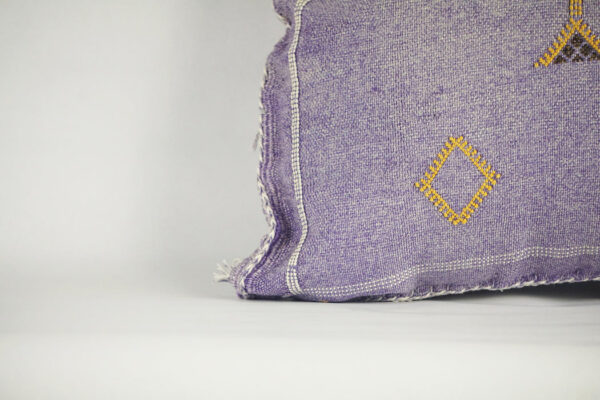 ✨ Stunning Moroccan Cactus Silk Pillow Cover – Handwoven Bohemian Sabra 19×19”