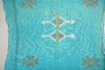 Charming Moroccan Cactus Silk Pillow Cover – Handwoven Sabra Cushion (50×50 cm / 60×40 cm)