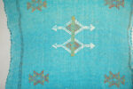 Charming Moroccan Cactus Silk Pillow Cover – Handwoven Sabra Cushion (50×50 cm / 60×40 cm)