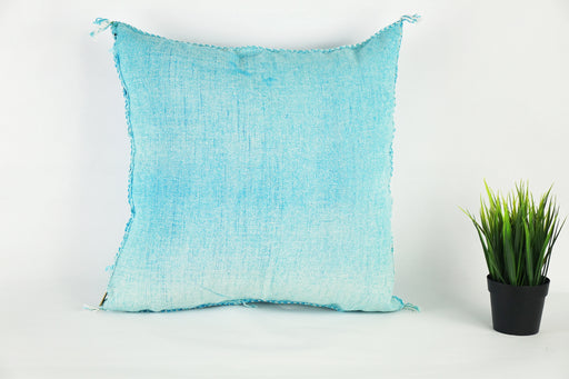Charming Moroccan Cactus Silk Pillow Cover – Handwoven Sabra Cushion (50×50 cm / 60×40 cm)