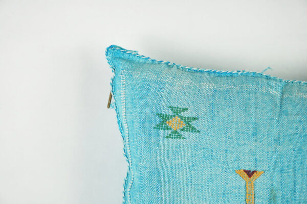 Lovely Moroccan Cactus Silk Pillow Cover – Bohemian Sabra Cushion (50×50 cm | 60×40 cm)