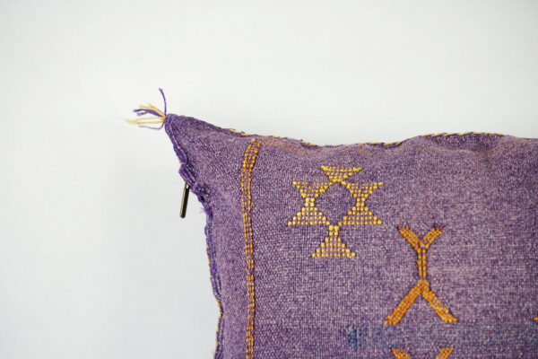 Unique Moroccan Cactus Silk Pillow Cover – Bohemian Sabra Cushion (50×50 cm / 60×40 cm)