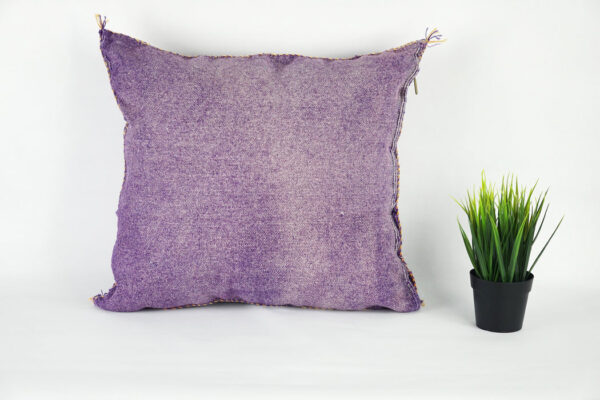 Unique Moroccan Cactus Silk Pillow Cover – Bohemian Sabra Cushion (50×50 cm / 60×40 cm)