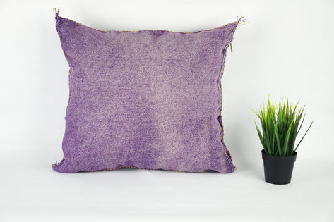 Unique Moroccan Cactus Silk Pillow Cover – Bohemian Sabra Cushion (50×50 cm / 60×40 cm)