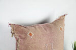 Gorgeous Moroccan Cactus Silk Pillow Cover – Handwoven Sabra Cushion with YKK Zipper