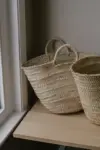 Moroccan Berber Market Basket – Handwoven Storage or Shopp
