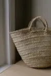 Moroccan Berber Market Basket – Handwoven Storage or Shopp