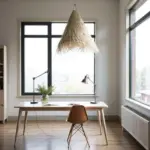 Handwoven Palm Leaf Pendant Light – Moroccan Lampshade (3 Sizes)
