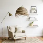 Oversized Moroccan Straw Chandelier – Handwoven Artisan Pendant Light (50 cm)